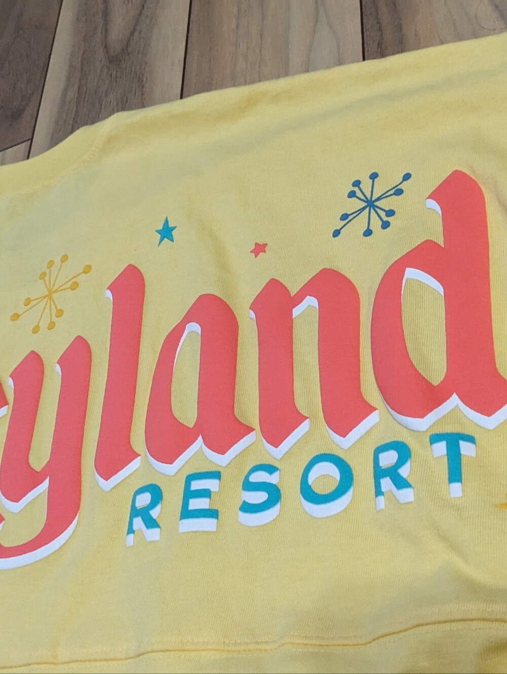 NWT! Disneyland Play In The Parks Spirit Jersey In Yellow Size M - Picture 4 of 15